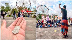 街頭藝人楊元慶,翻攝自臉書粉專