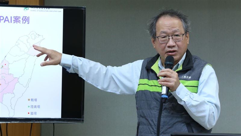 H5N1禽流感爆發　一圖看台灣疫情分布