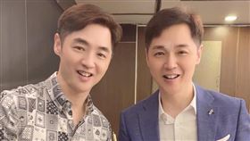 ▲藝人宋逸民（左）和宋達民（右）是雙胞胎兄弟，兩人都篤信基督教。（圖／翻攝自宋達民臉書）