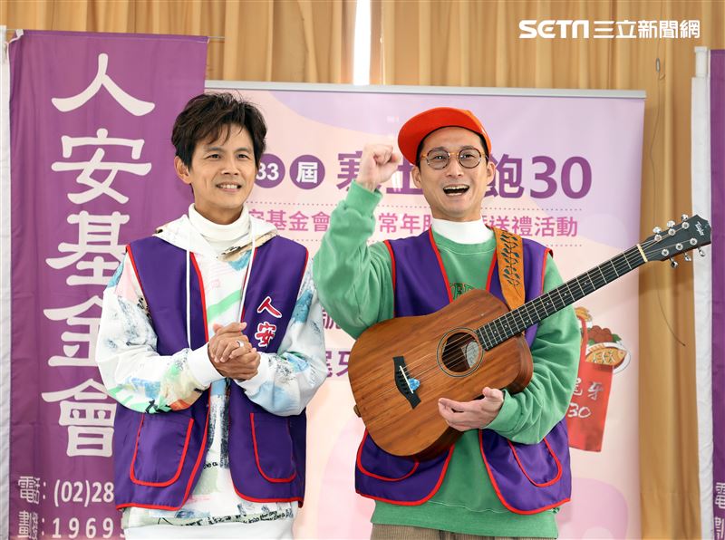 浩角翔起任「寒士吃飽30」愛心大使，送上年菜佳餚關懷弱勢團體。（記者邱榮吉/攝影）