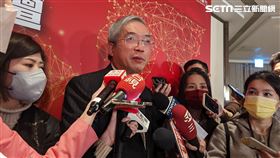 財信傳媒集團董事長謝金河今日出席台新金控舉辦的「2023投資趨勢論壇」。（圖／記者戴玉翔攝影）