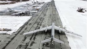  Tu-95轟炸機，俄羅斯，恩格斯空軍基地，無人機（Engels airbase）（圖／達志／美聯社）