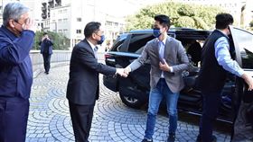 蔣萬安上任首日造訪警局：幸福安全臺北市！（圖／臺北市政府警察局提供）