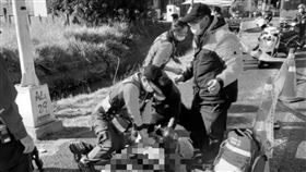 台南,大排,自摔,死亡,外力,騎士,詭異