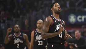 ▲喬治（Paul George）助攻幫助快艇追平比數。（圖／美聯社／達志影像）