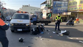 碰！ 救護車救護撞騎士　18歲學生送醫