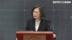 總統蔡英文「強化全民國防兵力結構調整方案記者會」（圖／記者高逸帆攝影）