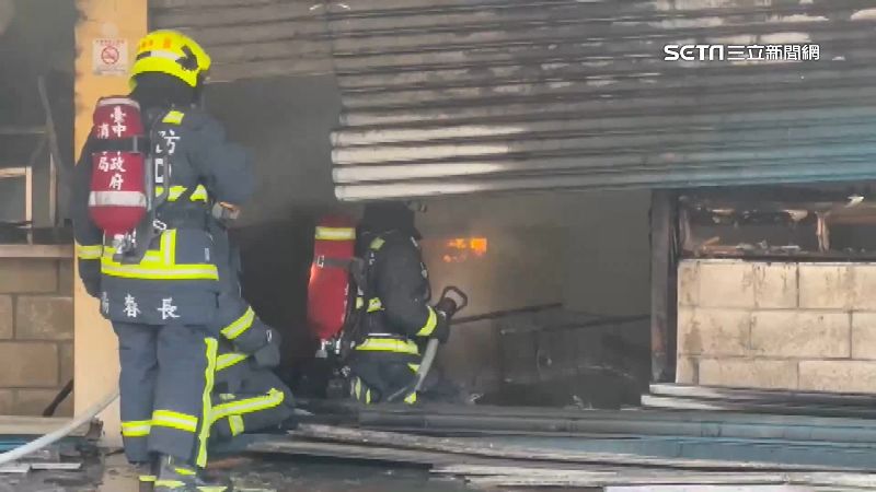 便當店瓦斯外洩氣爆！廚師遭炸二度灼傷