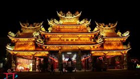 ▲安西府新年廟埕風景（圖／翻攝自安西府粉絲專頁）