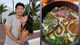劉思慕和女友現蹤台北吃牛肉麵。（圖／翻攝自劉思慕IG）