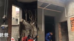 爺爺,孫女,電燈,老家