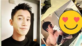 ▲吳慷仁曬出粉絲送他的剪貼簿，裡面擁有許多他過往作品的劇照。（圖／翻攝自吳慷仁臉書）