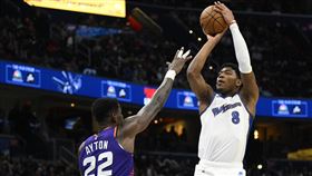 ▲八村壘攻下生涯新高30分，巫師擊敗太陽。（圖／美聯社／達志影像）