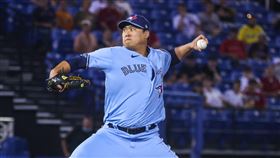 ▲多倫多藍鳥左投柳賢振。（資料照／取自多倫多藍鳥FB）