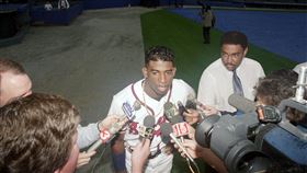 ▲Deion Sanders是美國1990年代著名雙棲球星。（資料照／美聯社／達志影像）