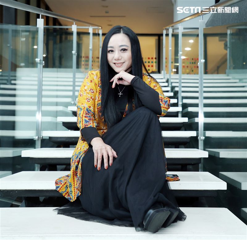 高慧君三立新聞網專訪。（記者邱榮吉/攝影）