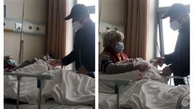 江西男子病房內失控（圖／翻攝自貓頭鷹視頻微博）