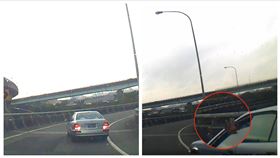 匝道,倒退,轎車,國2（圖／翻攝自臉書《爆料公社》）