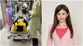 宋燕旻車禍傷勢照片曝光。（圖／翻攝自臉書）