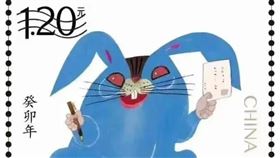 中國的兔年郵票引起批評。（圖／翻攝自微博）