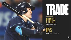 ▲崔志萬被交易匹茲堡海盜。（資料照／取自匹茲堡海盜FB）