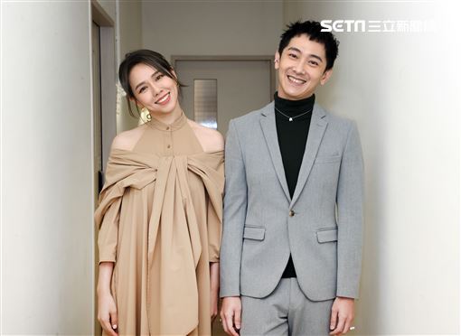 「梅莉」夏于喬、施名帥三立新聞網專訪。（記者邱榮吉/攝影）