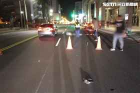 台中,車禍,行人,鳳凰酒店（圖／翻攝畫面）