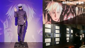  咒術迴戰展 百件日本展品首次曝光。（圖／記者楊澍、廖俐惠攝影）