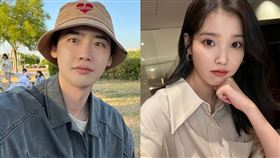 李鍾碩爆熱戀IU。（圖／翻攝自李鍾碩、IU IG）　