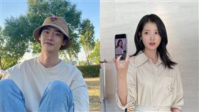  李鍾碩爆熱戀IU。（圖／翻攝自李鍾碩、IU IG）　