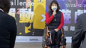 呂嘉儀說從想沒上過體育課，但「不想再有遺憾」。（圖／記者簡浩正攝影）