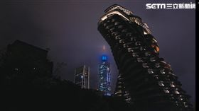 陶朱隱園燈光秀。（圖／記者陳韋帆攝影）