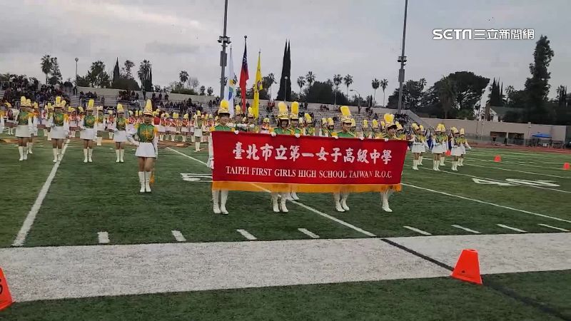 畫面曝光！北一女樂儀旗隊赴美表演感動網