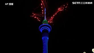 全球首發煙火秀登場　紐西蘭迎接2023