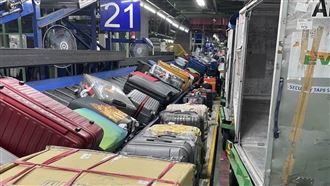 「行李堆成山」畫面曝　長榮航勤罷工衝擊