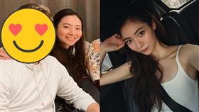 ▲謝沛恩和隋棠是姑嫂關係，隋棠發出全家福意外曝光小姑新歡Dana Shires。（圖／翻攝隋棠臉書）