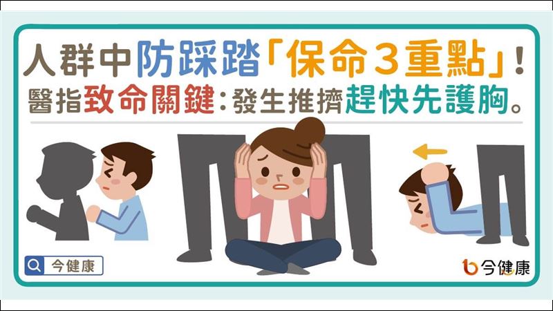 人群防踩踏「保命３重點」！醫指致命關鍵