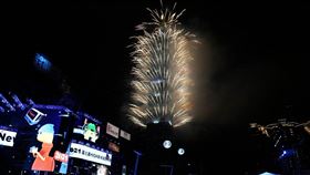 跨年夜／煙火／101煙火。（圖／記者楊澍拍攝）