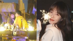 ▲張嘉倪婚變後越發自信有魅力，元旦發出煙花照告別2022年。（圖／翻攝張嘉倪微博）