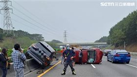 國道,翻車,楠梓路段,追撞