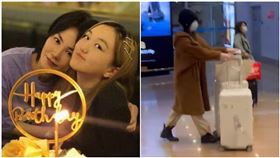 王菲16歲愛女回國！機場見爸「露出真實反應」網看傻（圖／翻攝自李亞鵬抖音）