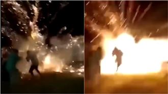 跨年夜「煙火射中衣服」！2寶媽秒被炸死