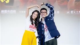 隋棠（左）和陳昊森（右）在試片映後活動合體。（圖／双喜提供）