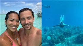 潛水,螺旋船槳,腹部,意外,瑜珈