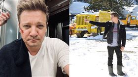 傑瑞米雷納剷雪出意外。（圖／翻攝自傑瑞米雷納IG）
