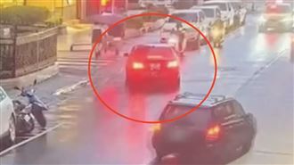 妻未進食會昏倒！尪竟「逆向拒停」撞警車