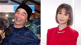「本土天王」吳宗憲（圖左）喜歡幫斯容（圖右）作媒。（圖／記者邱榮吉拍攝、東森購物提供）　