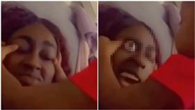 以為在玩！他把媽媽「眼球擠出來」驚悚15秒畫面被瘋傳（圖／翻攝自reddit）