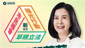 台南市議長選舉民進黨提名人邱莉莉挺過高壓，以36比21獲得勝利，將前任議長郭信良擠下議長寶座。（圖／翻攝自邱莉莉臉書）