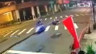 7旬嬤遭撞手骨折　騎士只看一眼肇事逃逸